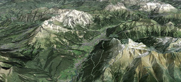Val di Fassa Map